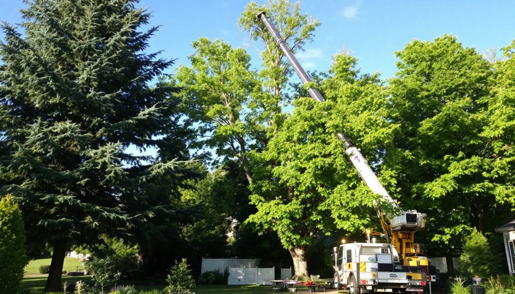 Professional tree removal equipment in Minnetonka